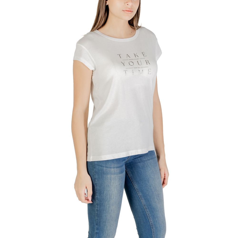 Street One White Cotton Tops & T-Shirt