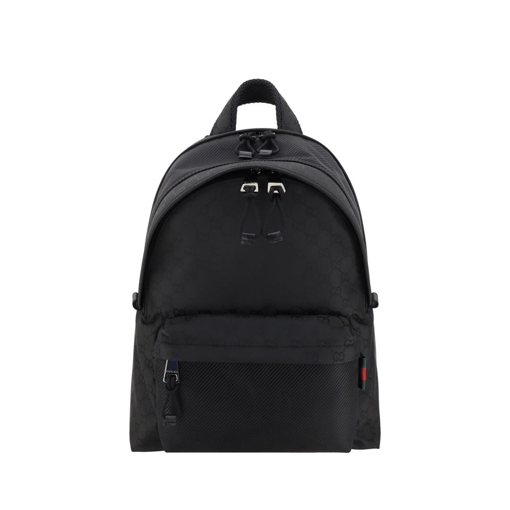 Gucci GG Pattern Nylon Backpack