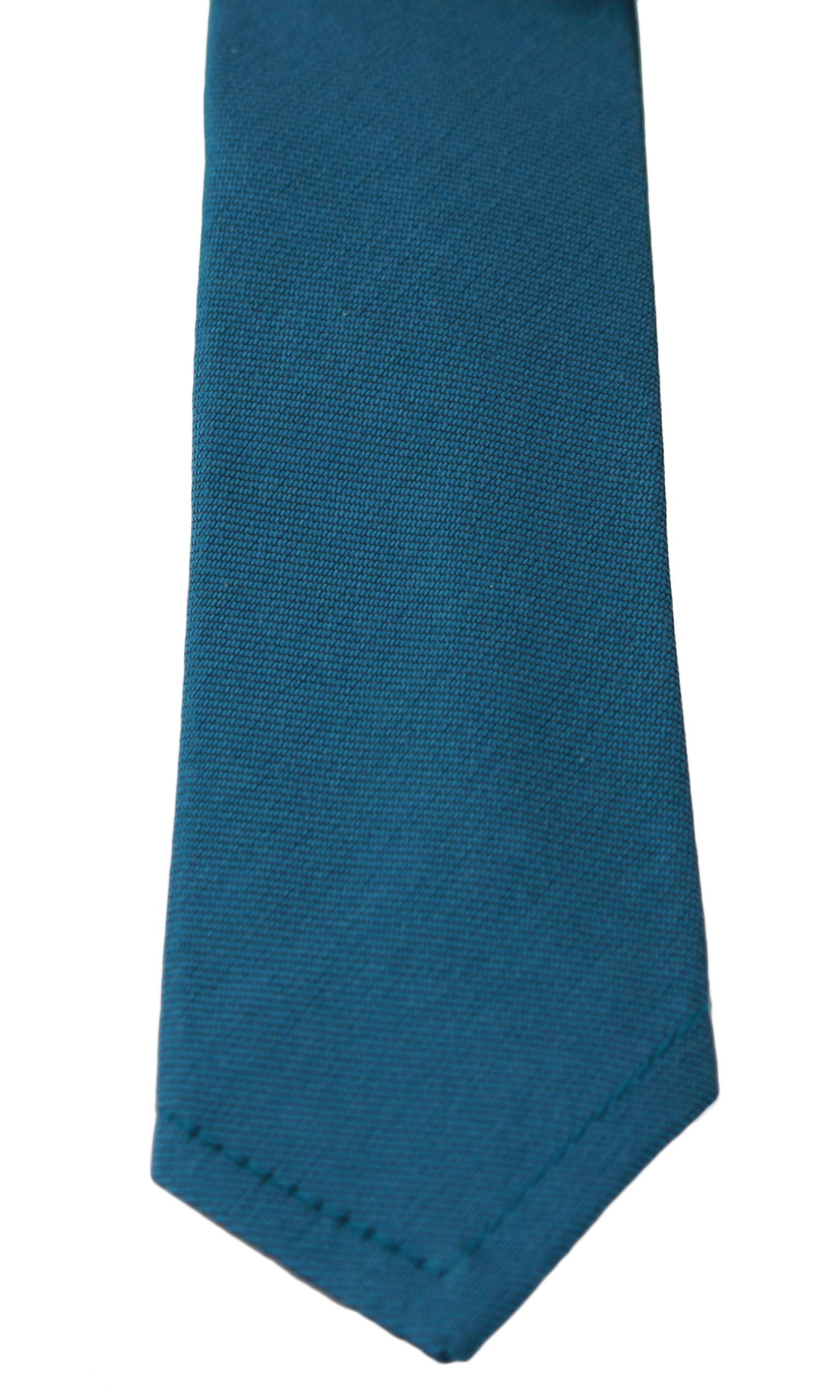 Dolce & Gabbana Elegant Silk Blue Neck Tie