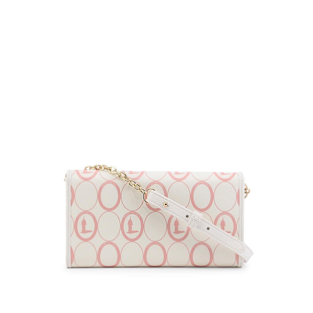 Trussardi White  Clutch Bag