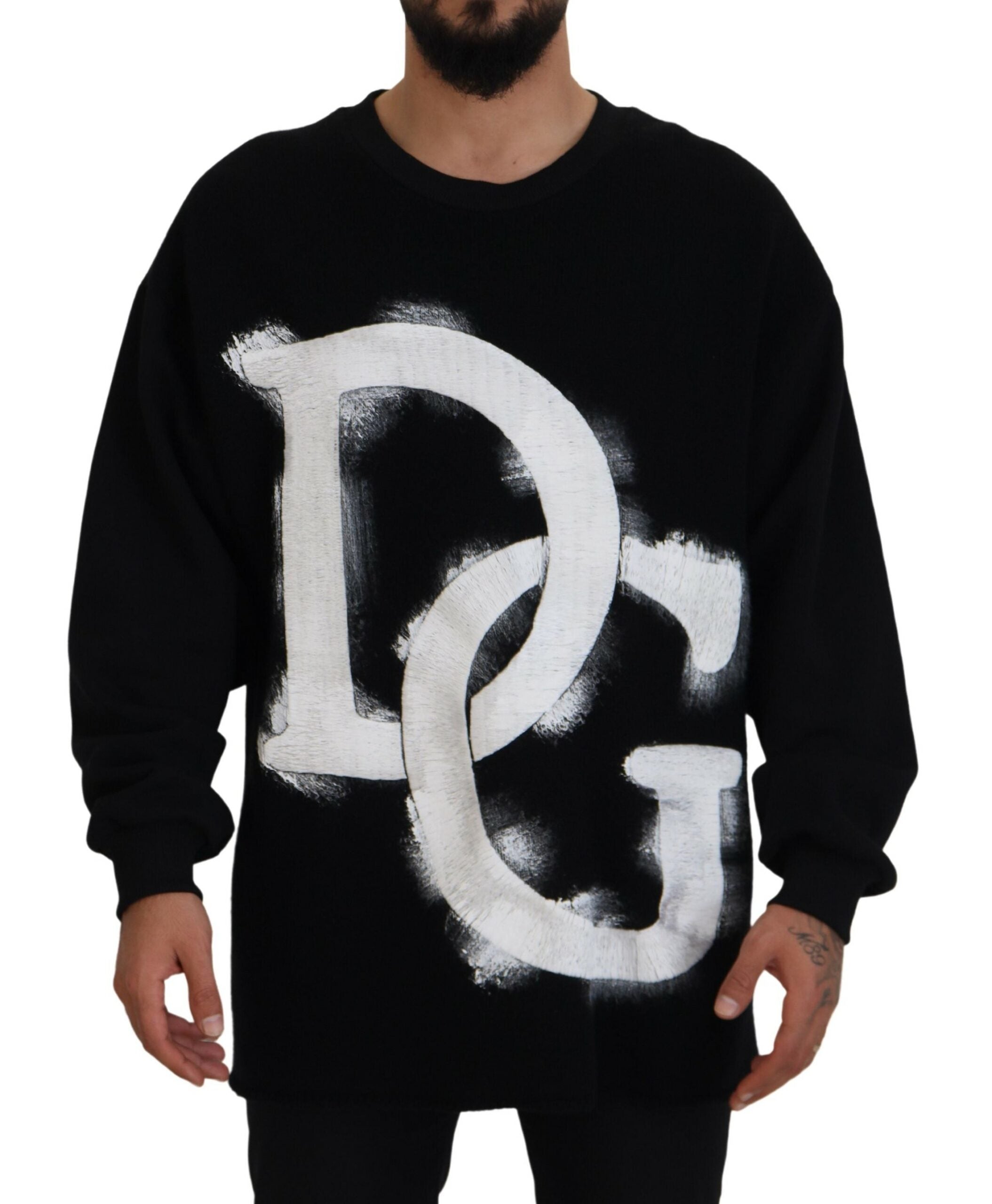 Dolce & Gabbana Elegant Black Pullover Sweater