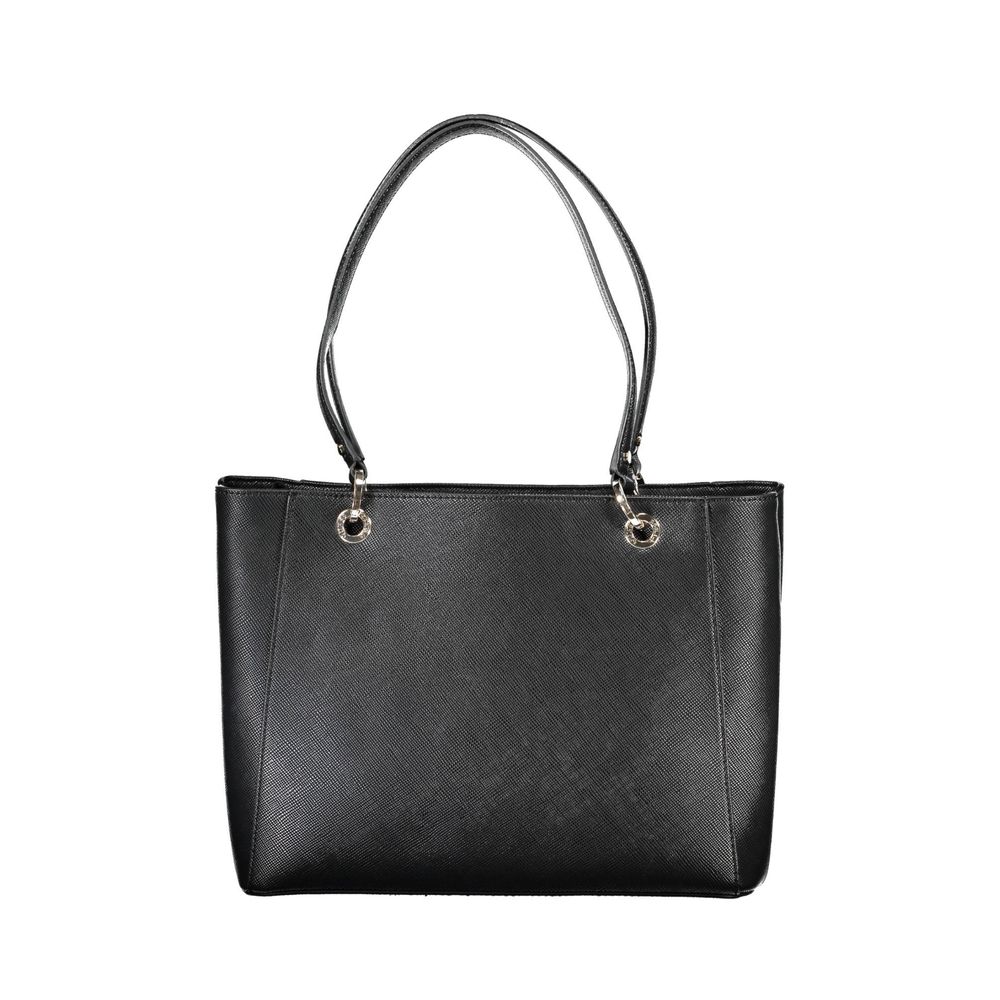 Guess Jeans Black Polyethylene Handbag