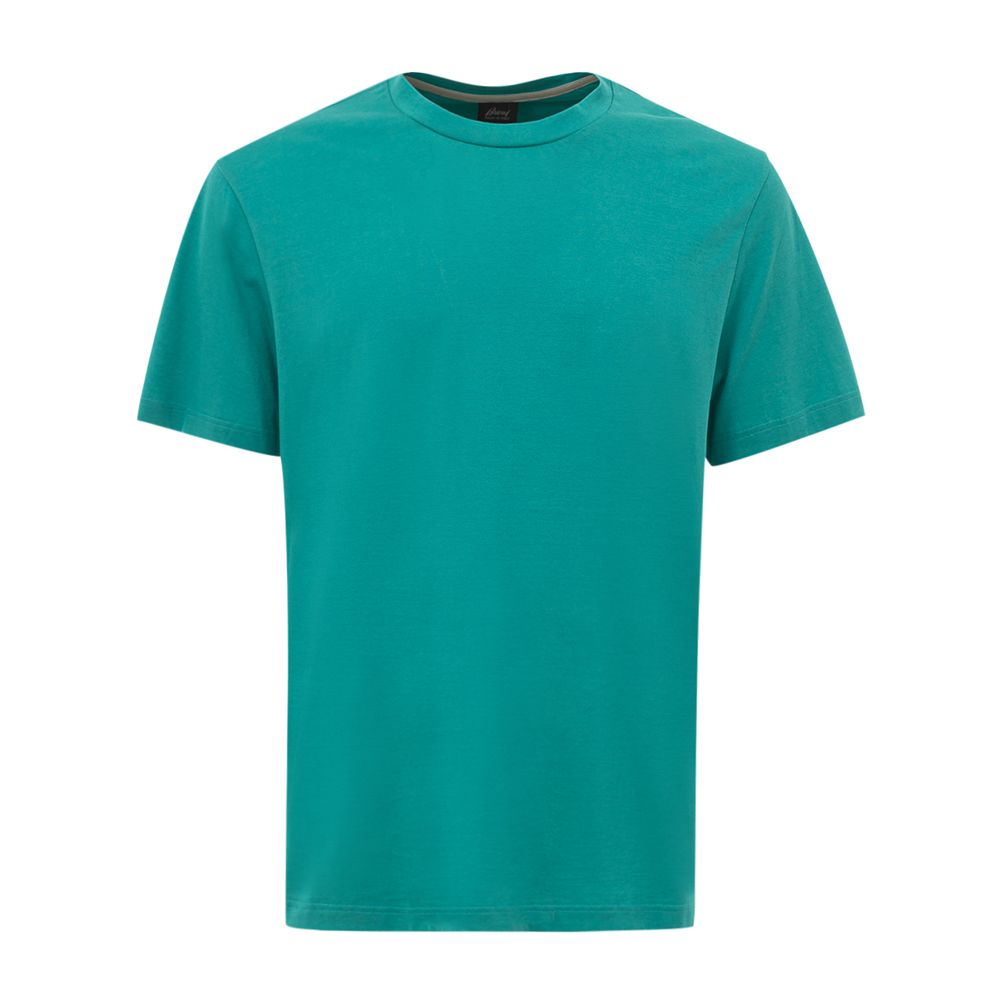 Brioni Green Cotton T-Shirt