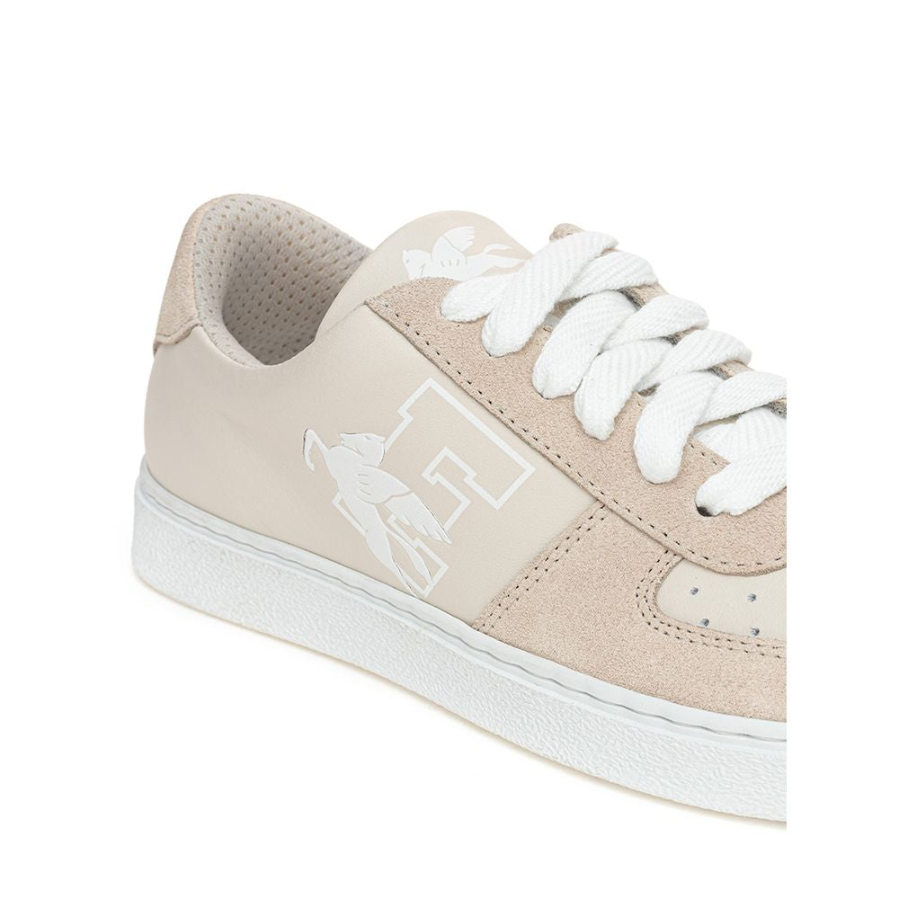 Etro Elegant Beige Leather Sneakers