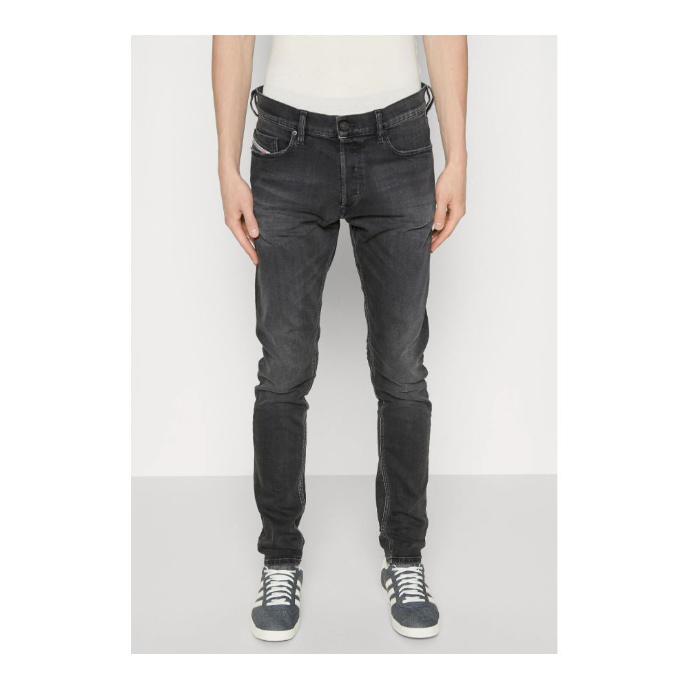 Diesel Black Cotton Jeans & Pant