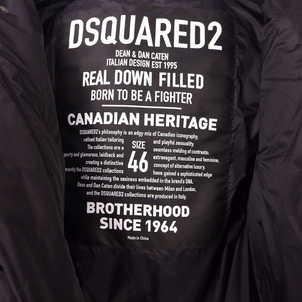 Dsquared² Black Nylon Jacket