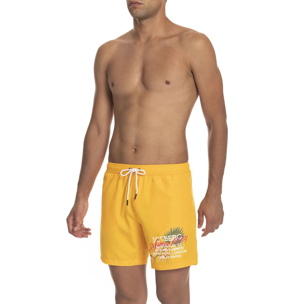 Iceberg Yellow Polyester Swimwear