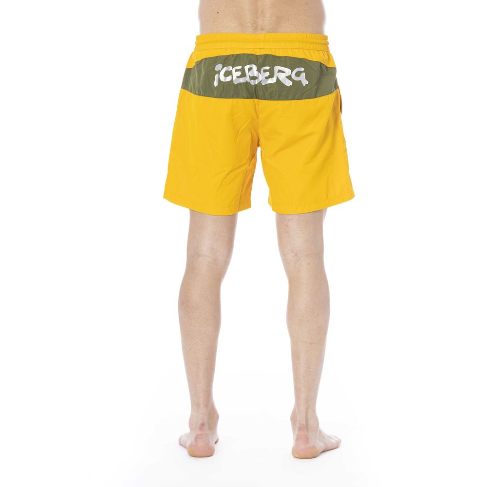 Iceberg Yellow Polyester Swimwear