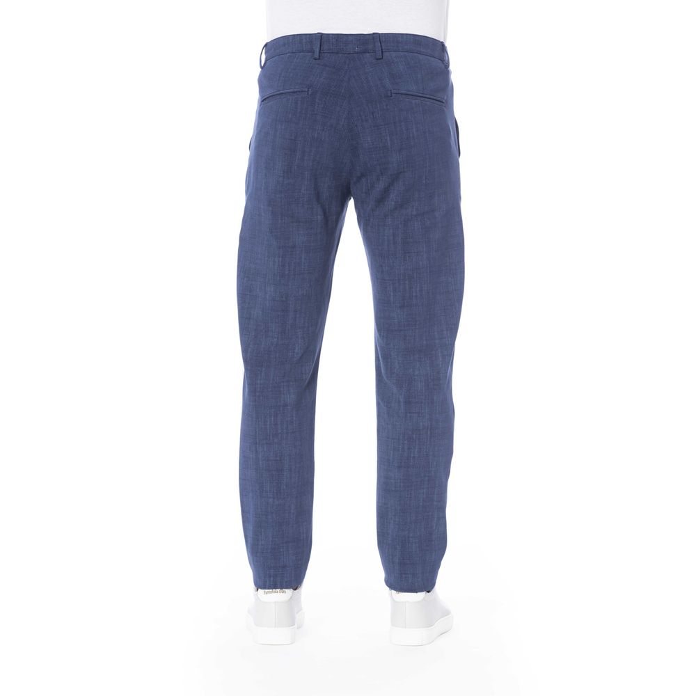 Distretto12 Blue Cotton Jeans & Pant