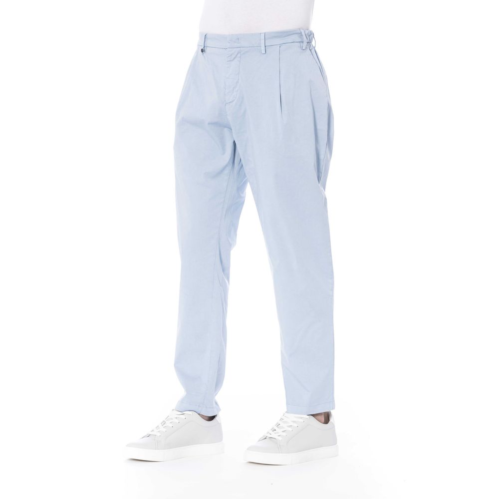 Distretto12 Light Blue Cotton Jeans & Pant