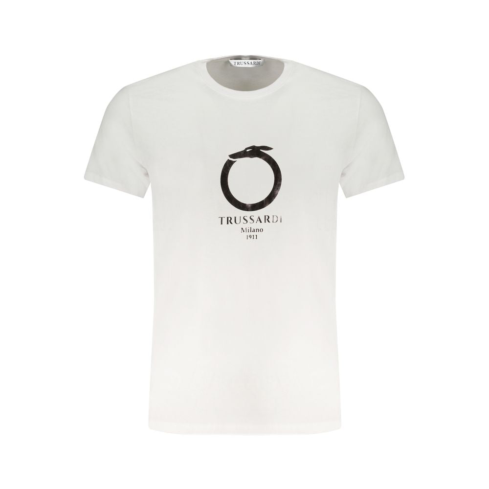 Trussardi White Cotton T-Shirt