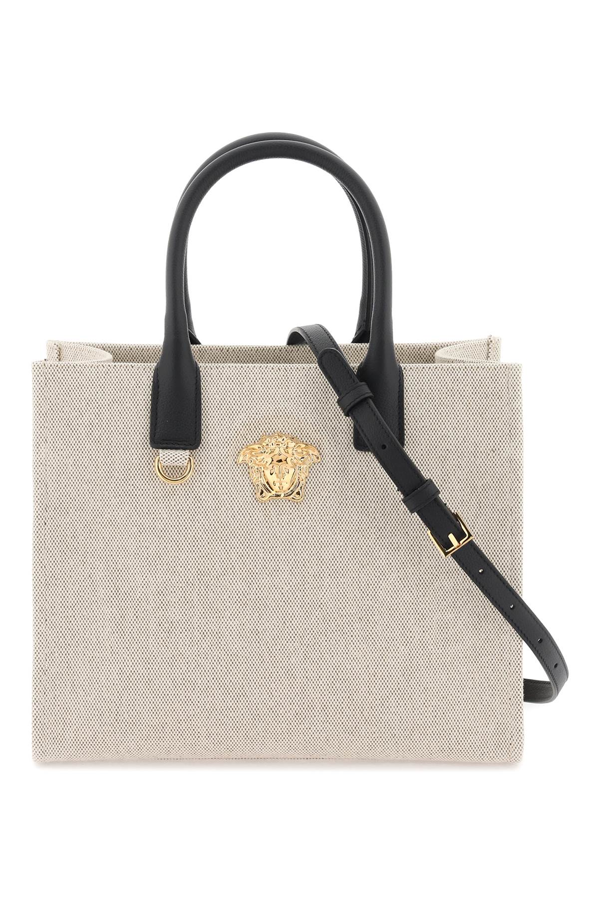 Versace canvas 'la medusa' small tote bag