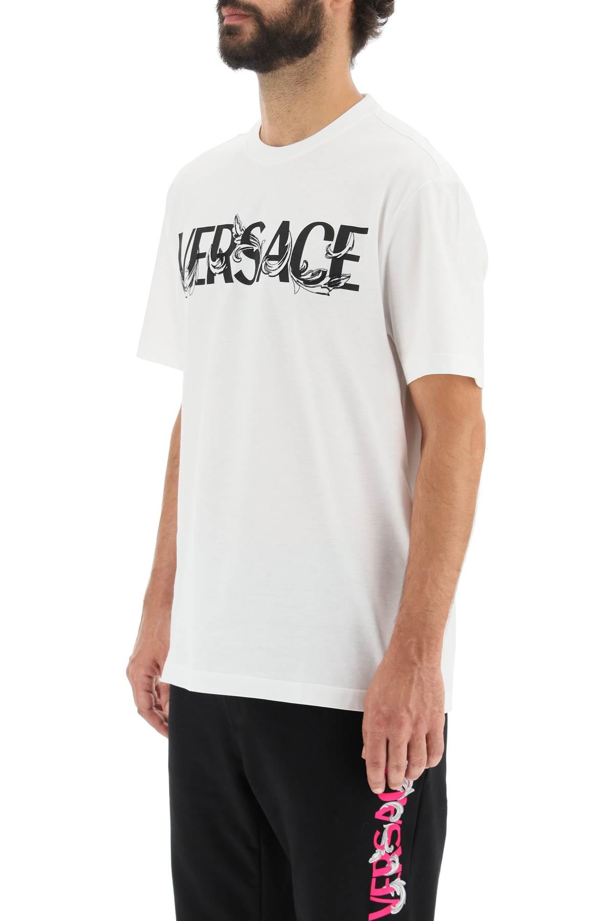 Versace cotton logo t-shirt