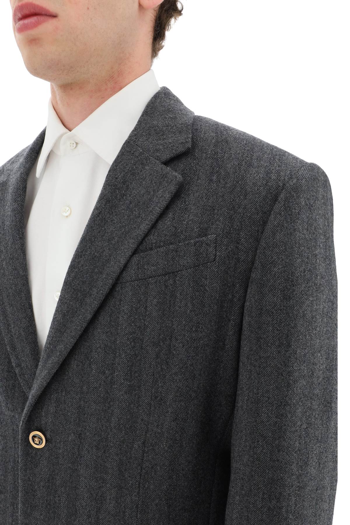 Versace medusa cashmere blazer