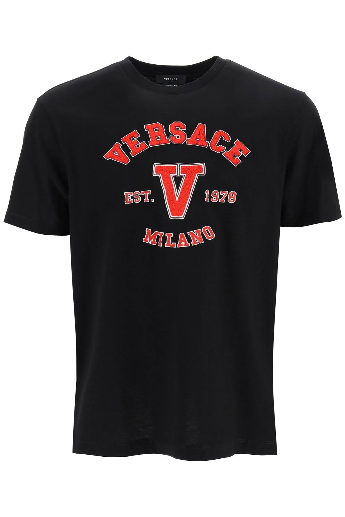 Versace mitchel logo varsity t-shirt