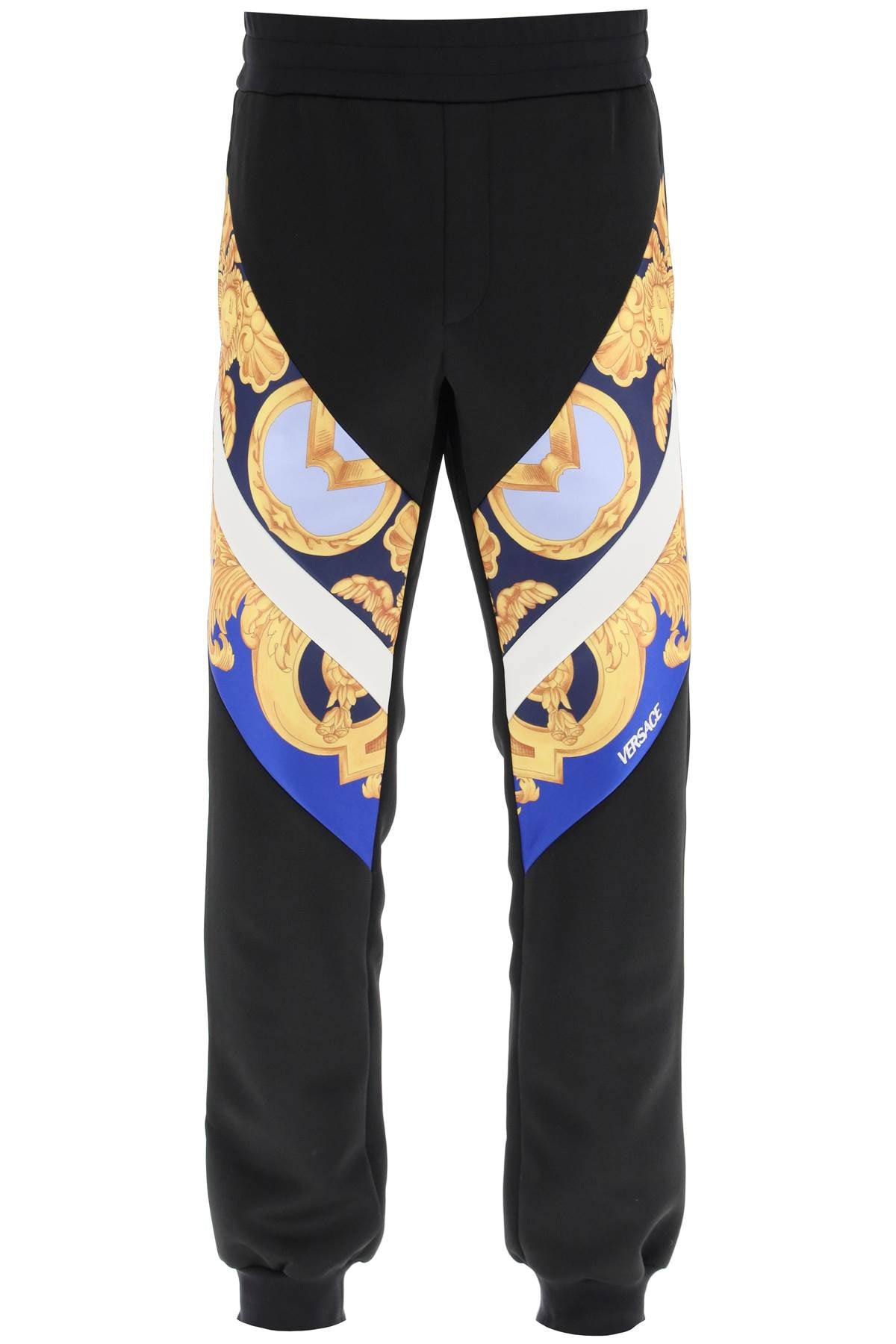 Versace interlock track pants with barocco 660 inserts