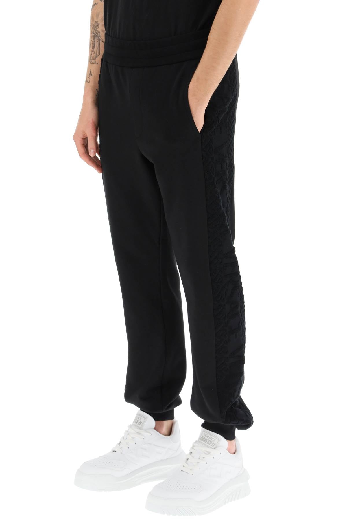 Versace terry greca sweatpants