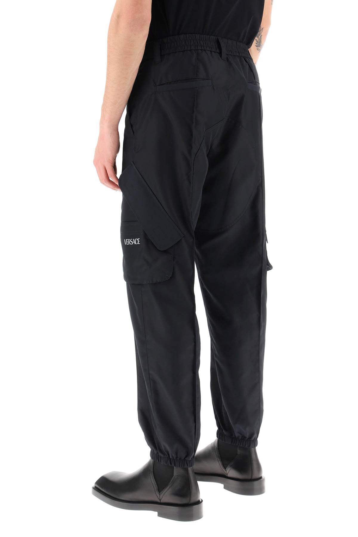 Versace nylon cargo pants