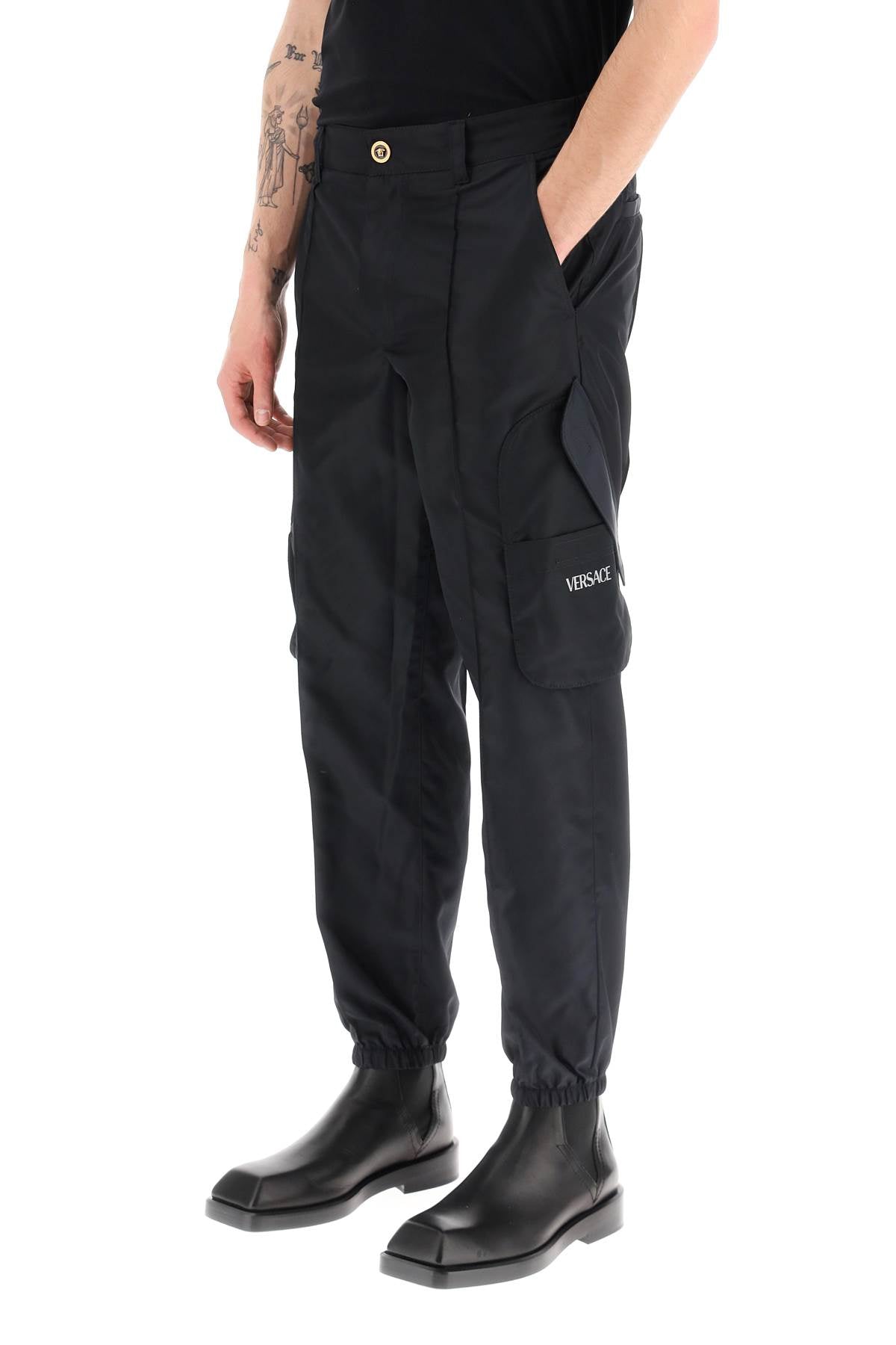 Versace nylon cargo pants