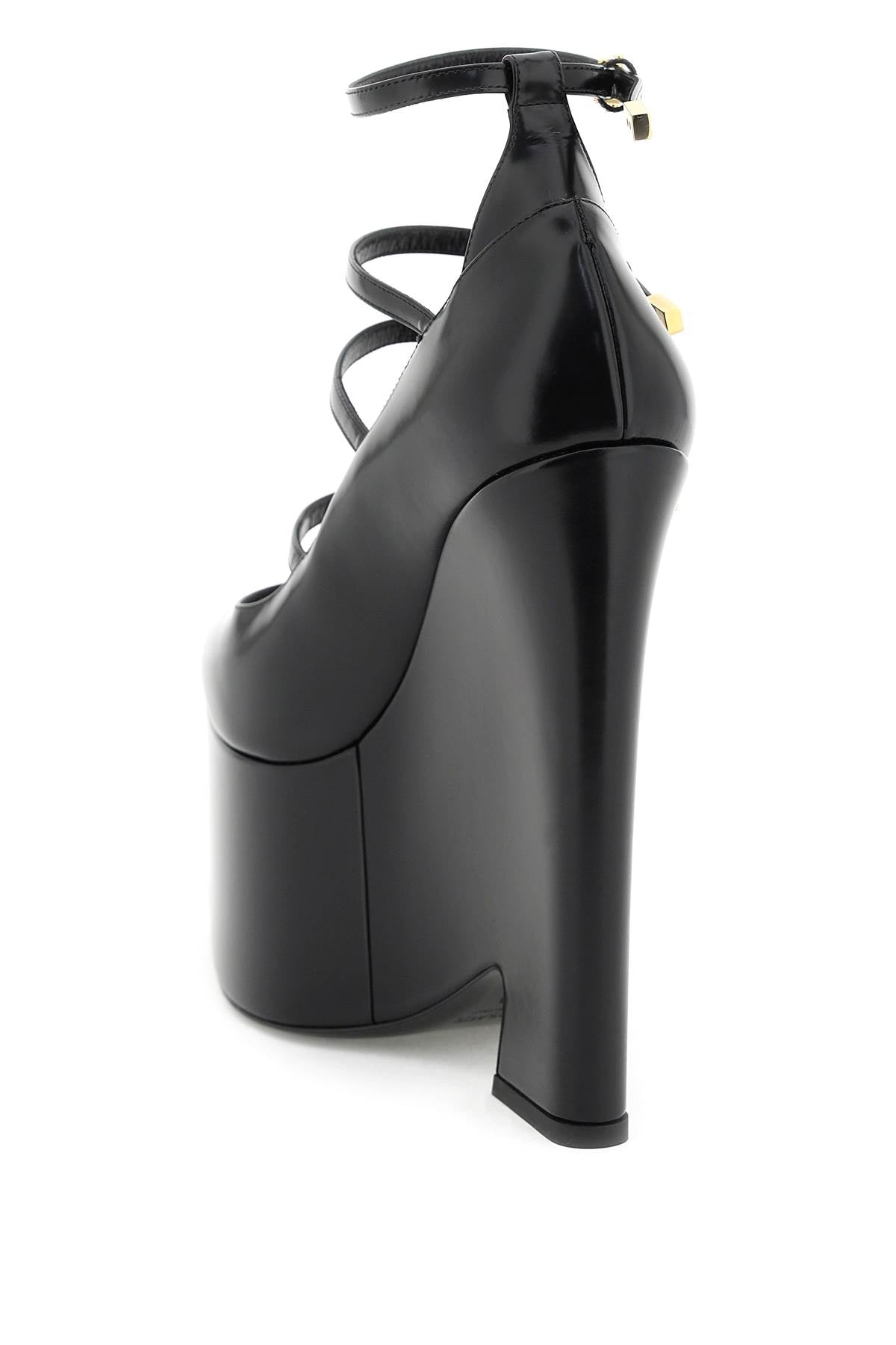 Versace 'tempest' pumps with plateau