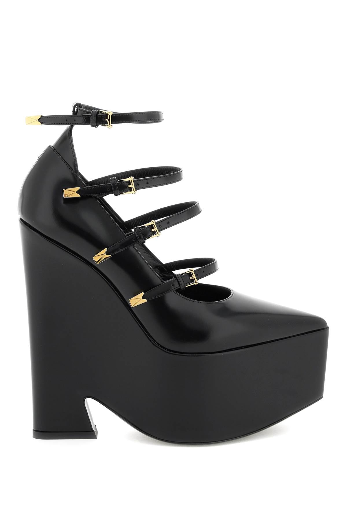 Versace 'tempest' pumps with plateau