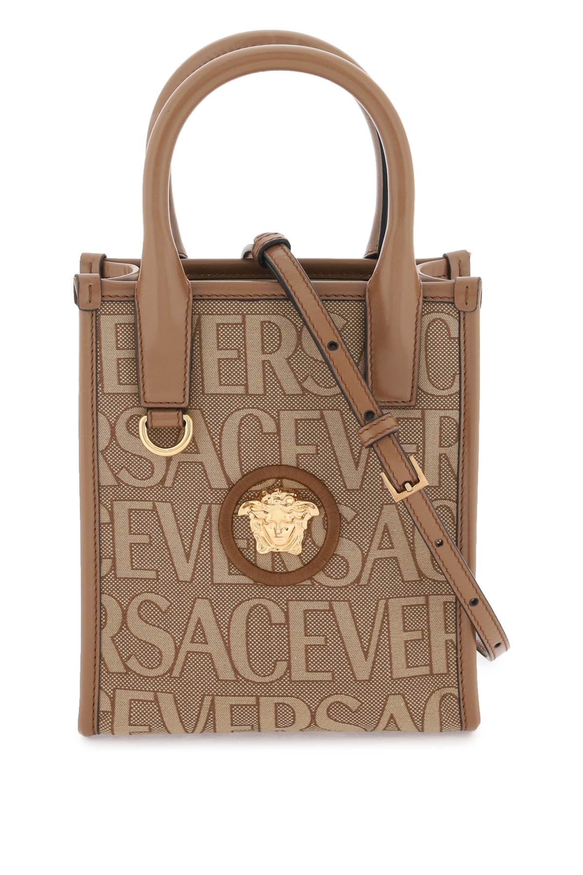 Versace versace allover mini shopper bag