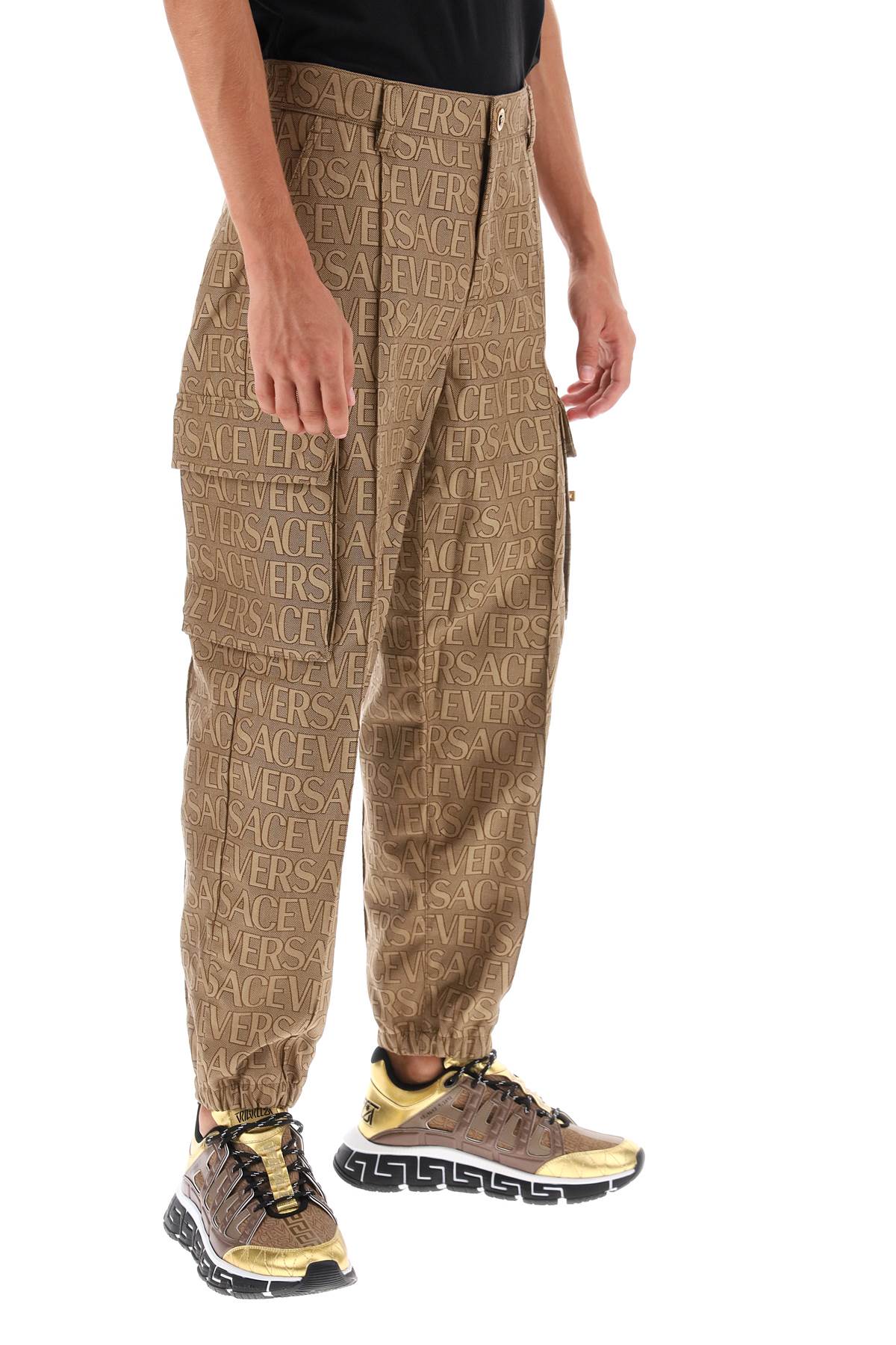 Versace versace allover cargo pants