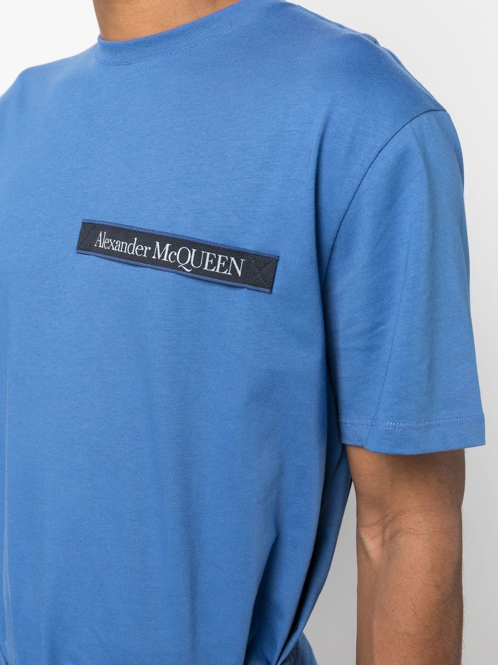 Alexander McQueen T-shirts and Polos Blue