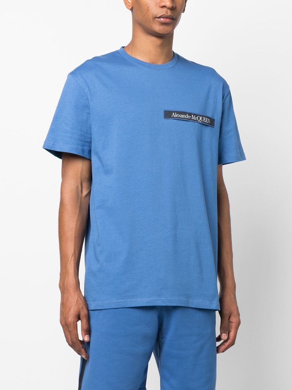 Alexander McQueen T-shirts and Polos Blue