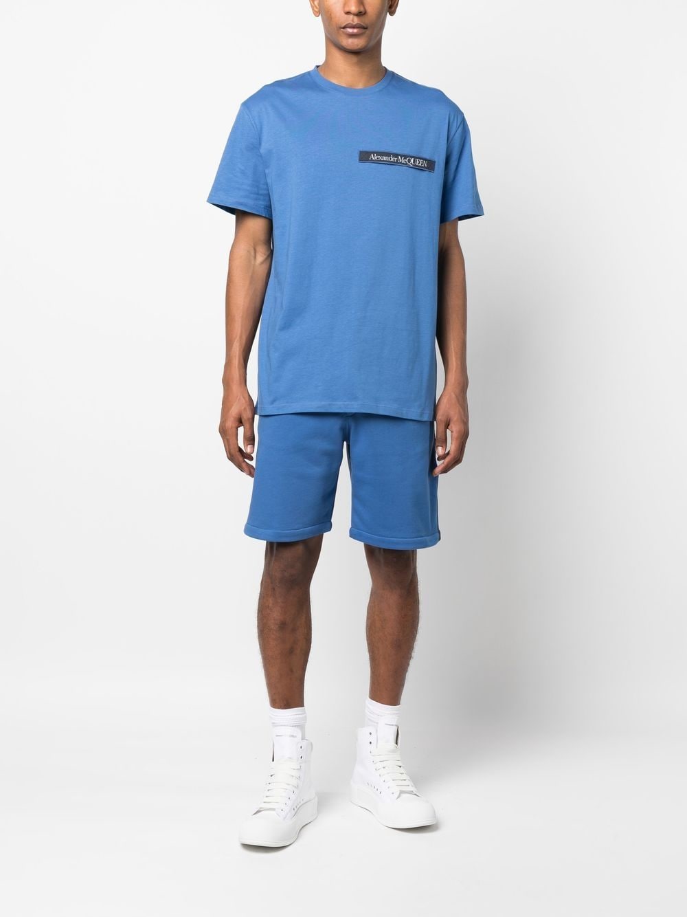 Alexander McQueen T-shirts and Polos Blue