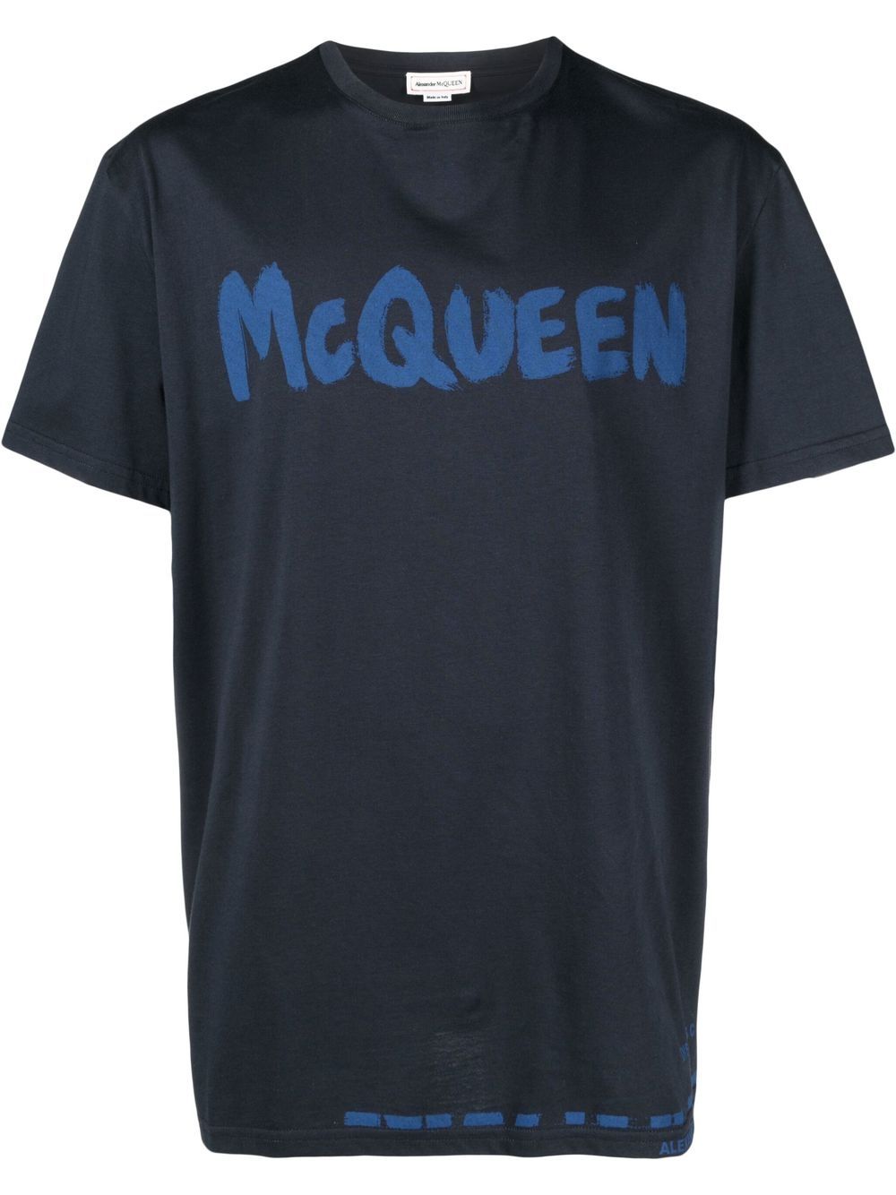 Alexander McQueen T-shirts and Polos Blue