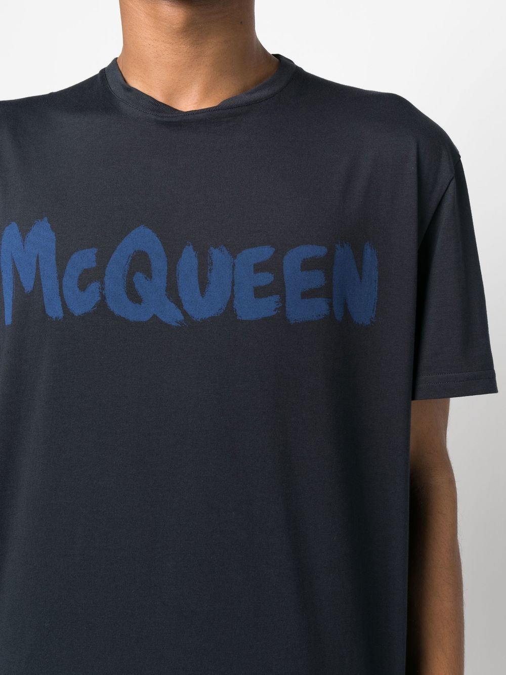 Alexander McQueen T-shirts and Polos Blue