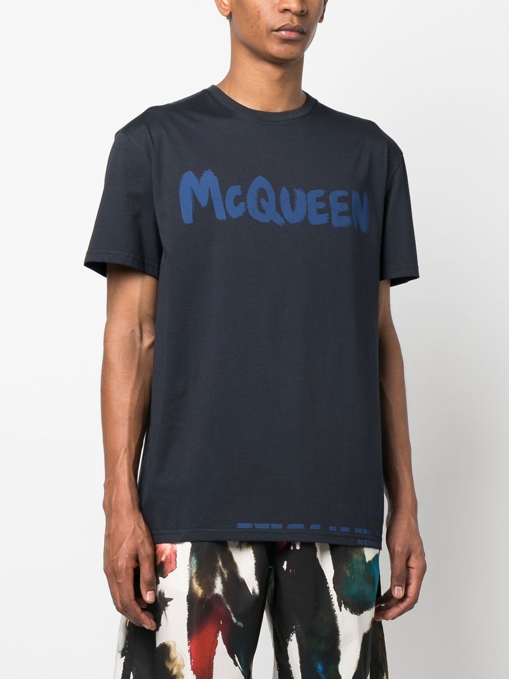 Alexander McQueen T-shirts and Polos Blue