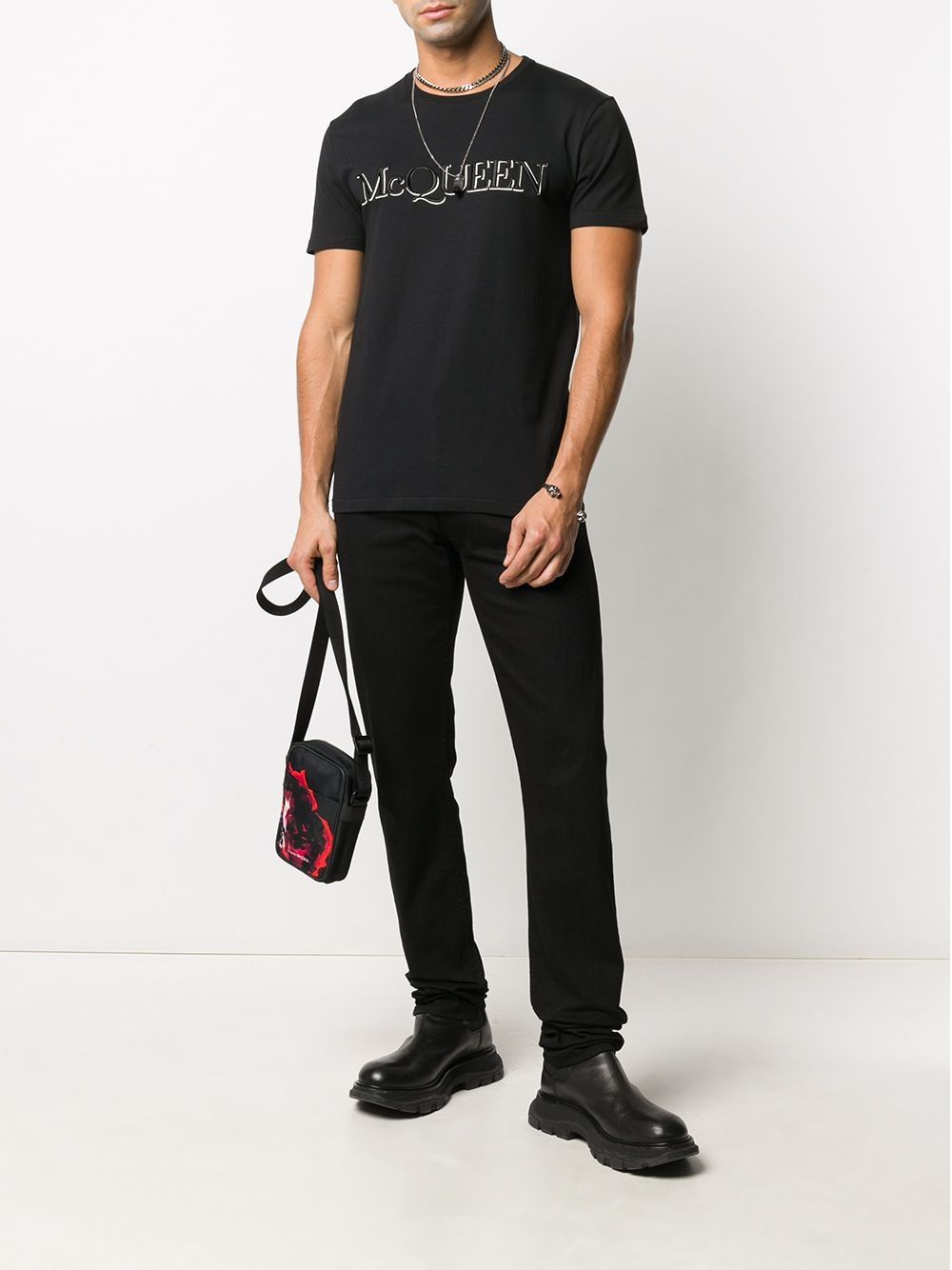 Alexander McQueen T-shirts and Polos Black