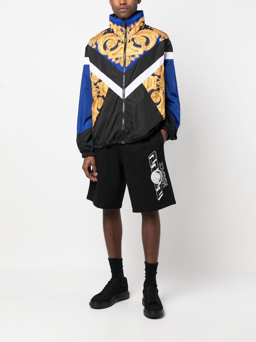 Versace Coats Blue