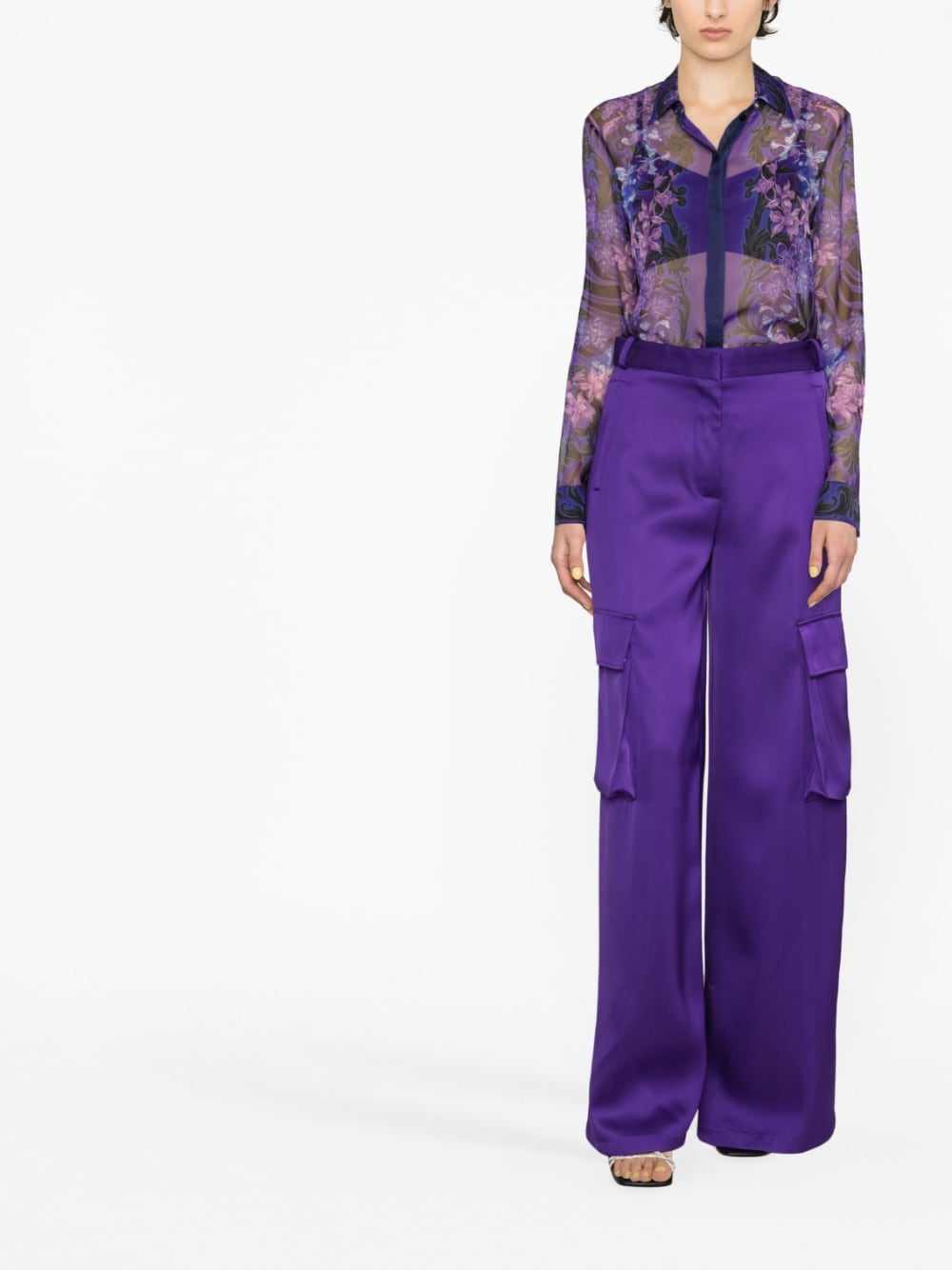 Versace Trousers Purple