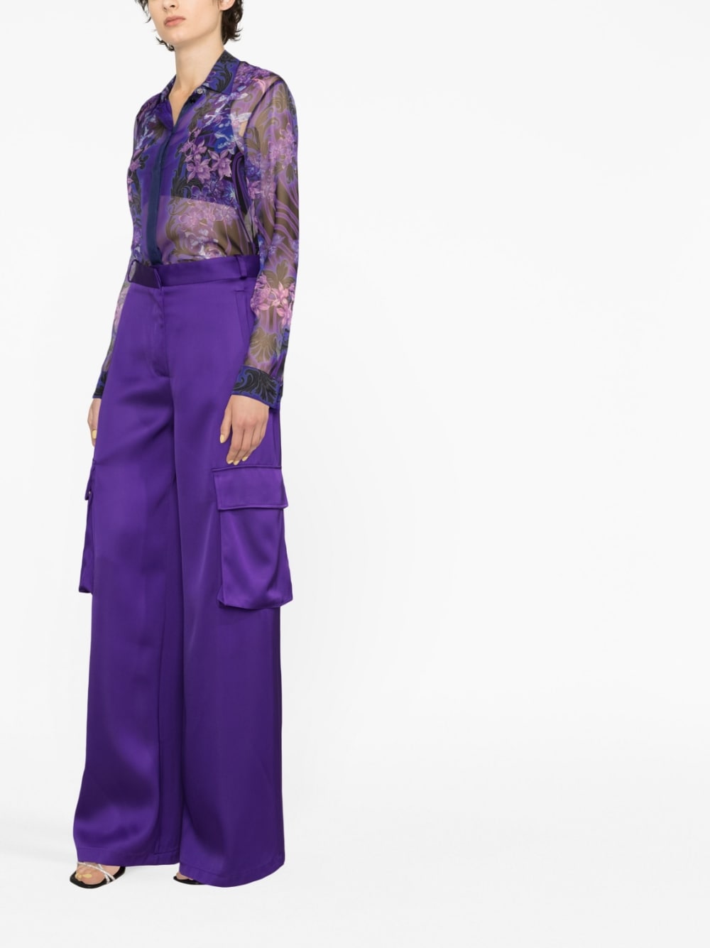 Versace Trousers Purple