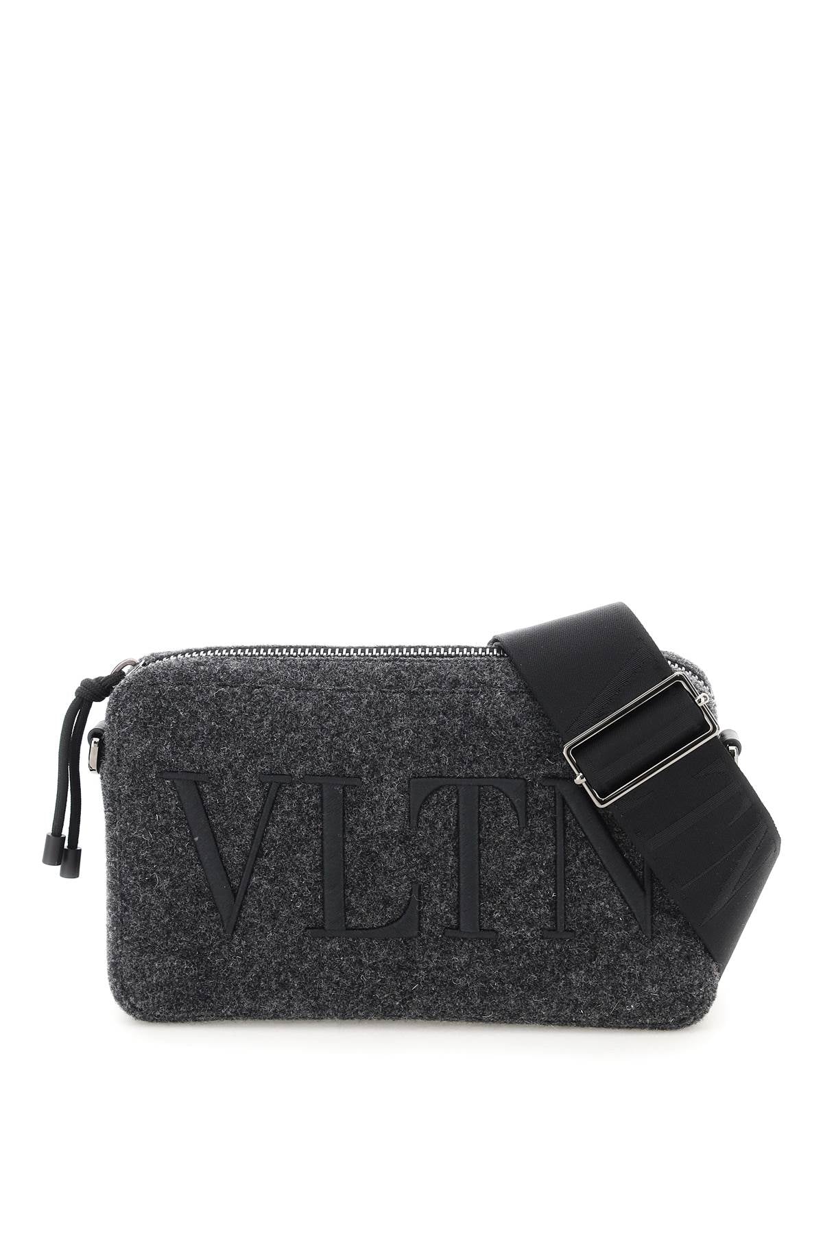 Valentino garavani vltn felt crossbody bag