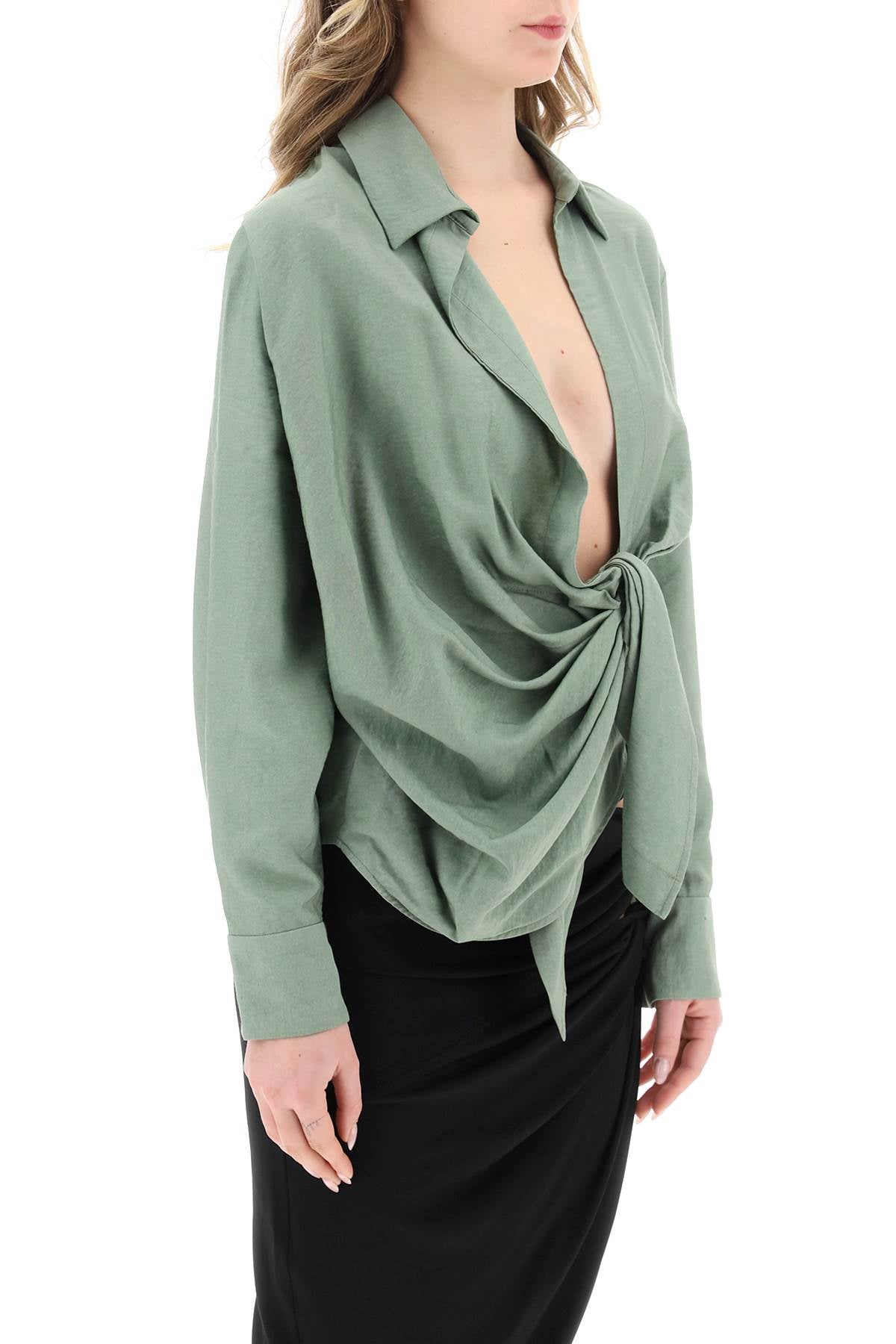 Jacquemus 'bahia' tied-sash blouse