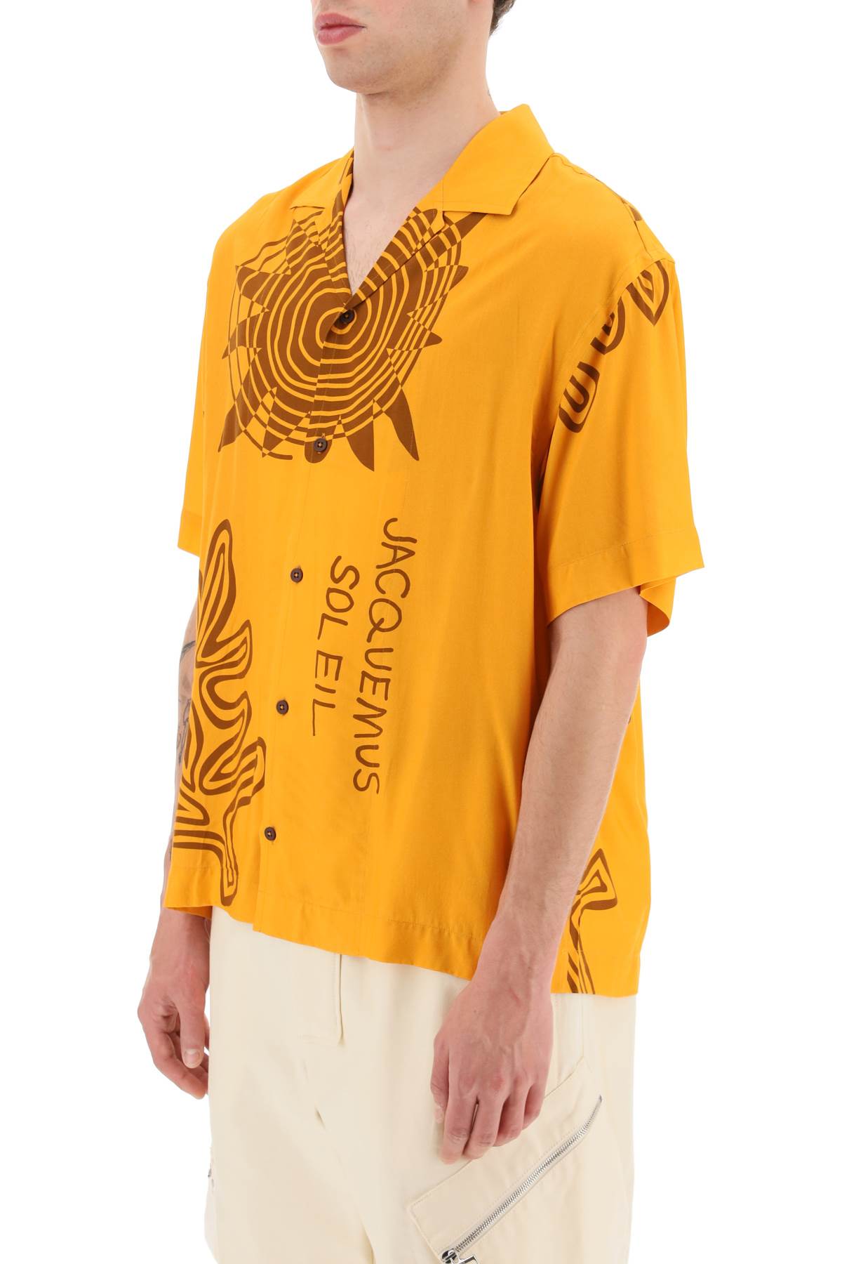 Jacquemus 'jeans' summet sketch bowling shirt