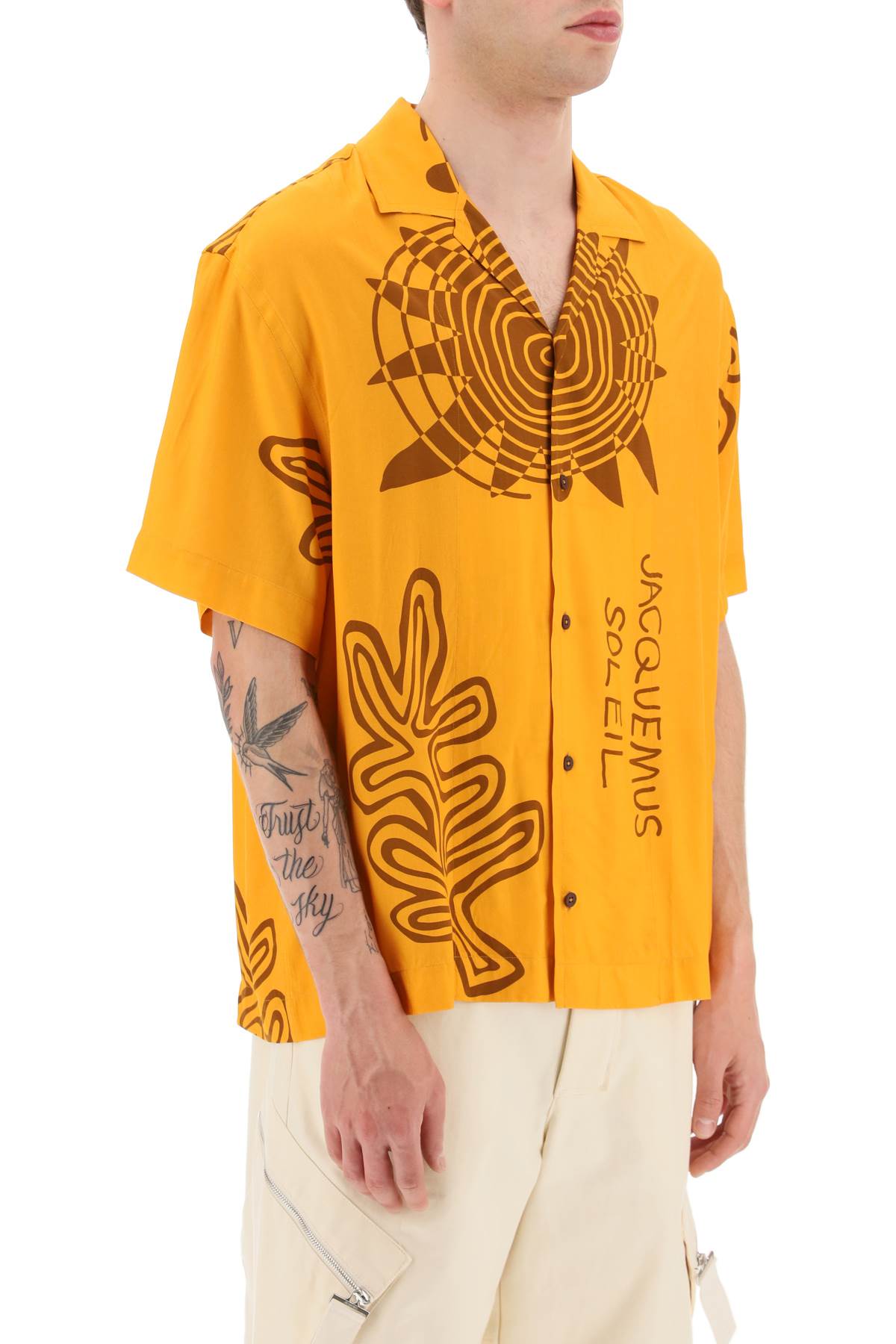 Jacquemus 'jeans' summet sketch bowling shirt