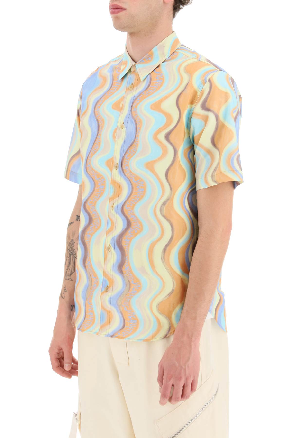 Jacquemus short sleeved shirt 'la chemise melo'