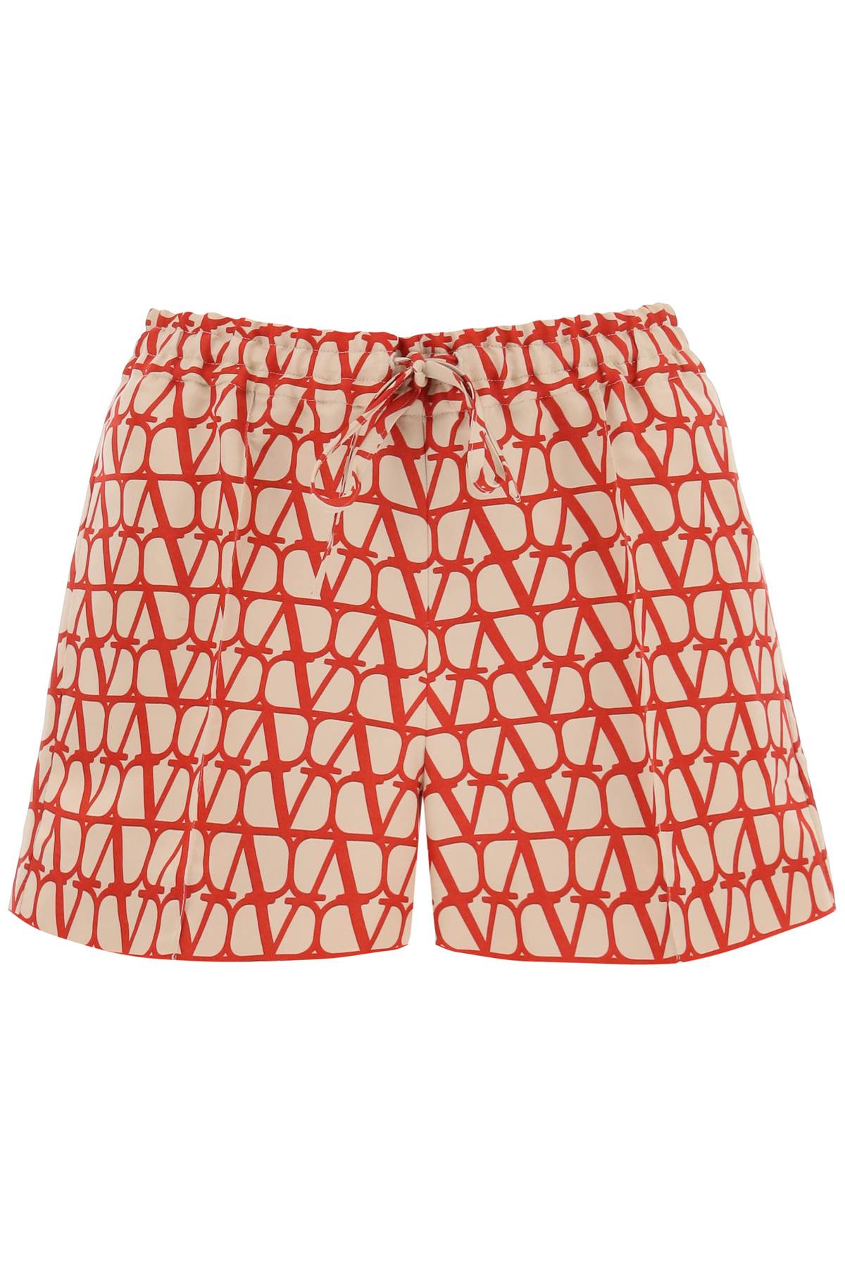 Valentino faille toile iconographe shorts