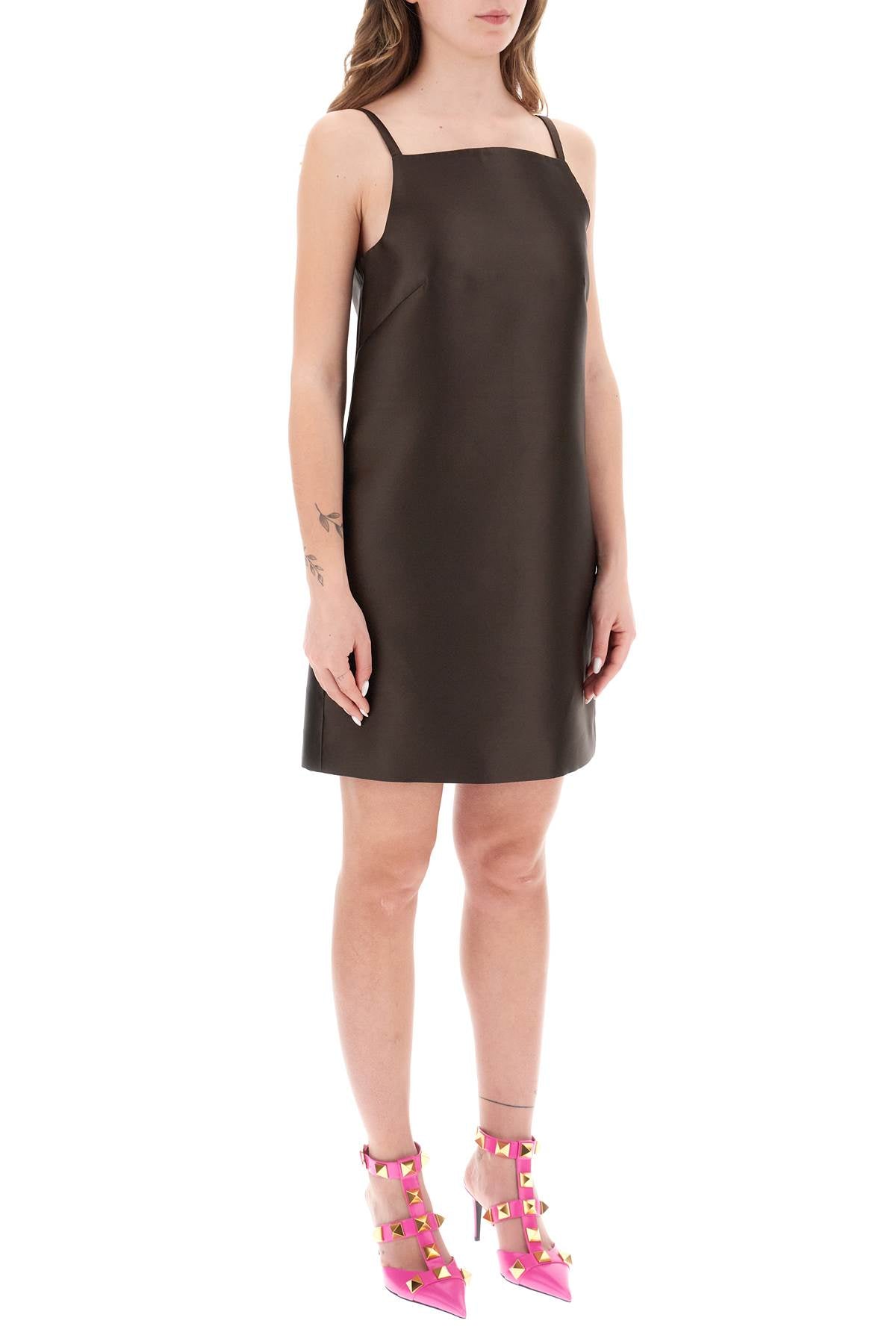 Valentino techno duchesse mini dress