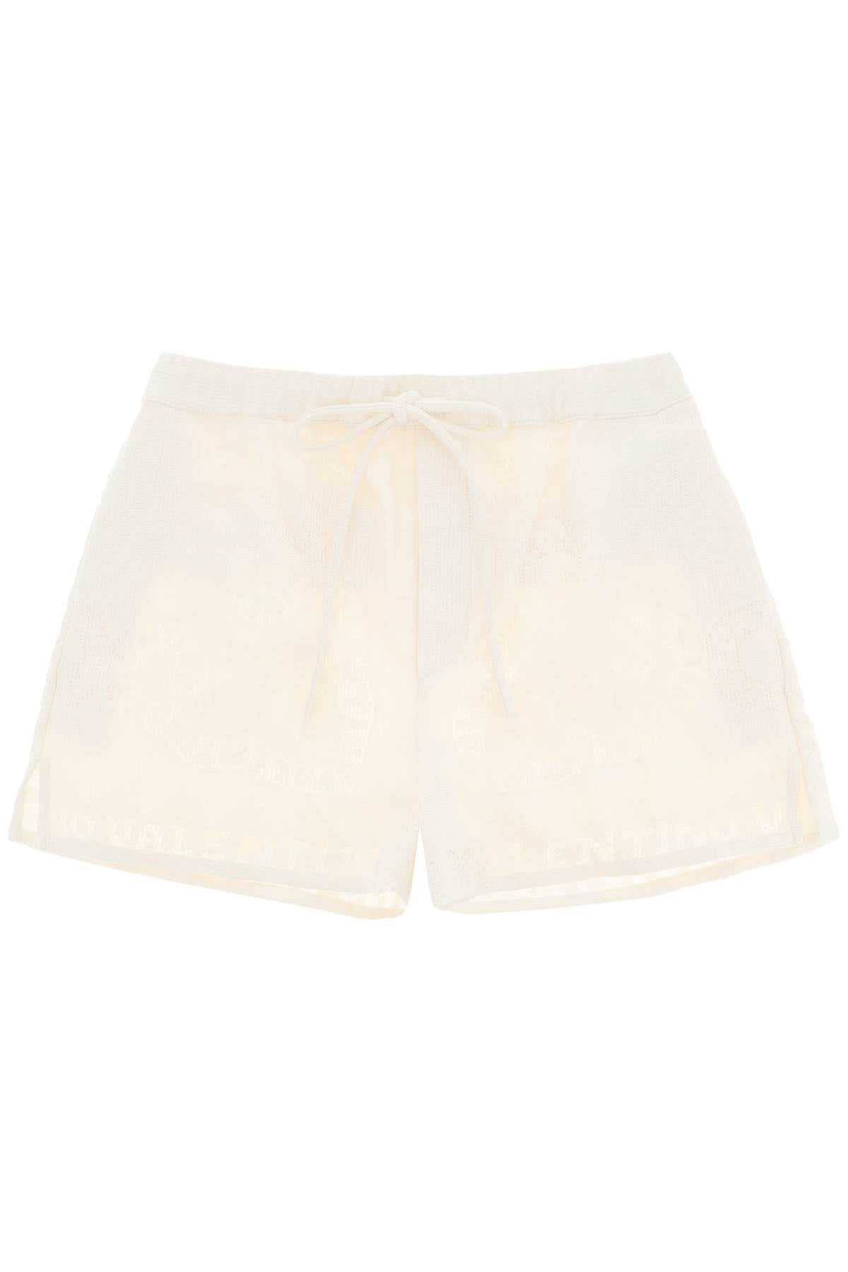 Valentino cotton lace shorts