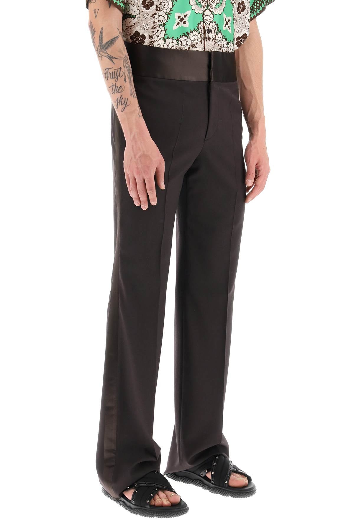 Valentino wool tuxedo trousers