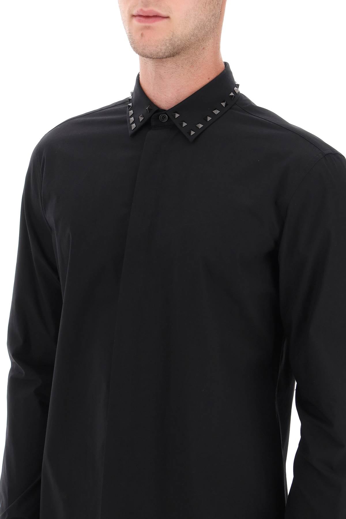 Valentino cotton shirt with studs