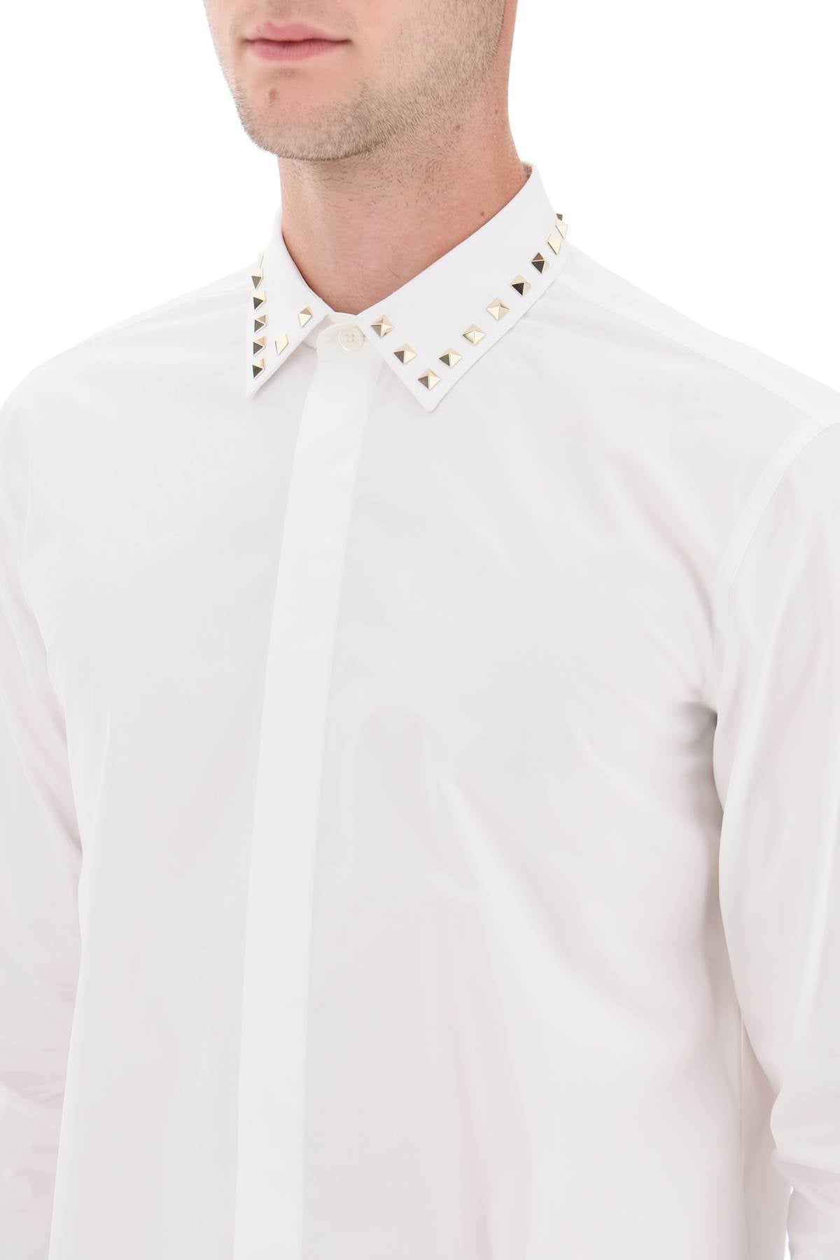 Valentino cotton shirt with studs