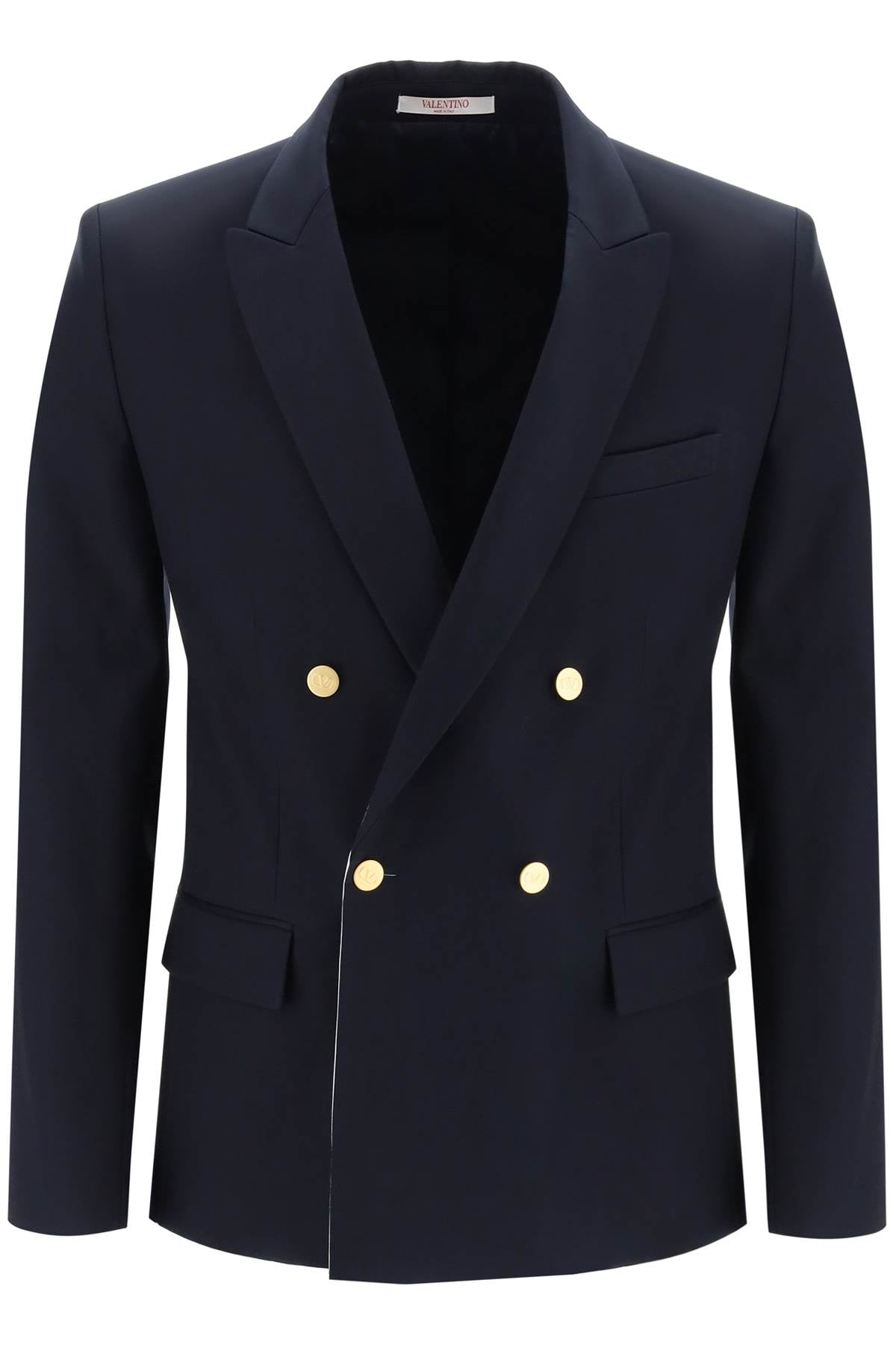 Valentino drouble-breasted blazer with rear vents