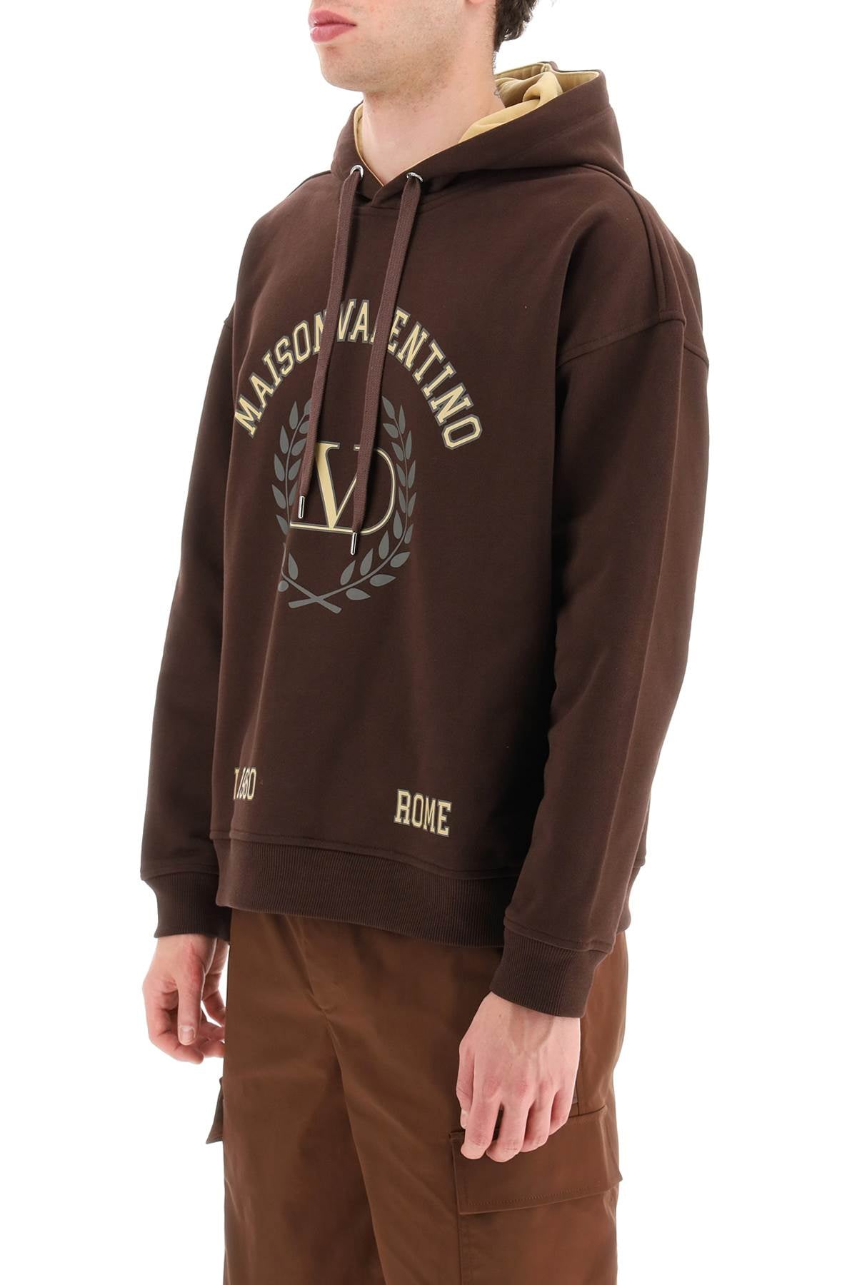 Valentino logo print hoodie